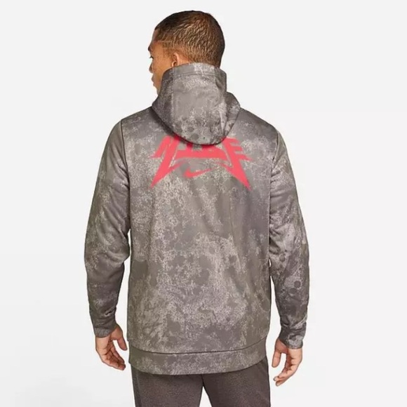 Nike Men’s Black Therma-Fit Story Pack Full Zip Training Hoodie Cave Stone XXL - Picture 14 of 16